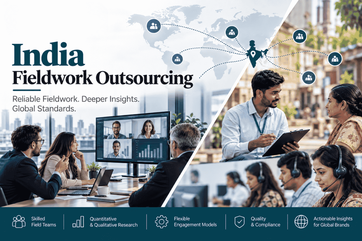 Market research company in India conducting fieldwork for global research agencies